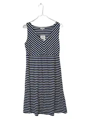 Vorschaubild 1 von Damen Sommerkleid Gr. 36 Blau Weiß Gestreift Maritim