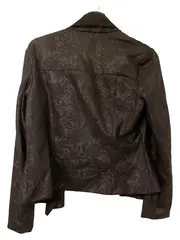 Vorschaubild 2 von Kunstlederjacke Damen Animal Print Braun Gr. 38 M Freizeit