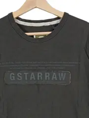 Vorschaubild 3 von Herren T-Shirt Logo Print Grau L Baumwolle Casual Urban