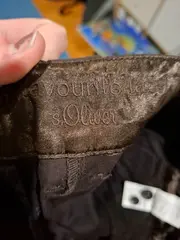 Vorschaubild 2 von Damen Stoffhose Gr. 38 Braun Baumwolle Klassisch