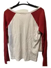 Vorschaubild 4 von Damen Langarmshirt Engel Motiv Weiß Gr. M 100% Baumwolle
