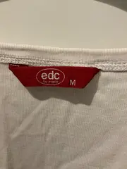 Vorschaubild 3 von Damen Langarmshirt Engel Motiv Weiß Gr. M 100% Baumwolle