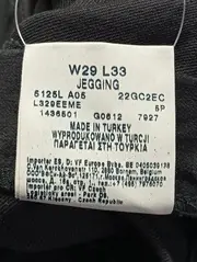 Vorschaubild 6 von Damen Jeans Skinny Fit Jeggings W29/L30 Schwarz Stretch Casual