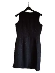 Vorschaubild 3 von Damen Etuikleid Schwarz Gr. 38 M Perlenbesatz Elegant Festlich