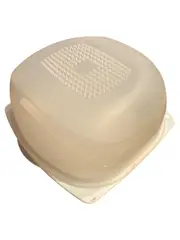 Vorschaubild 1 von Käse-Behälter Vorratsdose Weiß Transparent 1,5L Frischhaltebox
