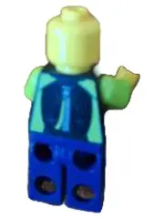 Vorschaubild 2 von Space Alien Blue Suit Minifigur Kinder Sammelfigur Blau Grün Gelb