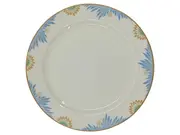 Vorschaubild 1 von Essteller Porzellan Blumenmuster Blau Gold 19cm Bayern