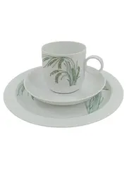 Vorschaubild 1 von studio-linie Kaffeeservice Tasse Unterteller Getreidemotiv Porzellan