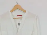 Vorschaubild 3 von EDC Damen Hemdbluse Weiß Gr. M Casual Langarm Bluse