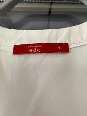 Vorschaubild 4 von EDC Damen Hemdbluse Weiß Gr. M Casual Langarm Bluse