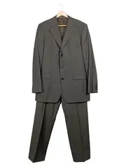 Vorschaubild 1 von Anzug Herren Gr. 50 Grau Wolle Business Sakko Hose