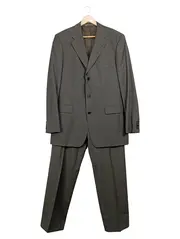 Vorschaubild 2 von Anzug Herren Gr. 50 Grau Wolle Business Sakko Hose