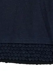 Vorschaubild 3 von Damen Rock Bleistiftrock Blau Wolle Gr. M-L 40 Klassisch