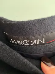 Vorschaubild 2 von Damen Rock Bleistiftrock Blau Wolle Gr. M-L 40 Klassisch