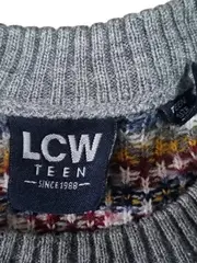 Vorschaubild 5 von Pullover Kinder Gr. 146 Fair Isle Muster Mehrfarbig Strick