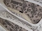 Vorschaubild 5 von Mädchen Ballerinas Lochmuster Spitze Weiß Gr. 32 Sommer Schuhe