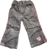 Vorschaubild 1 von Jeans Bootcut Mädchen Gr. 92 Grau Casual Baumwolle Hose