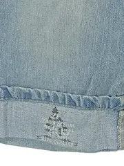 Vorschaubild 3 von Jeans Shorts Mädchen Gr. 138/140 Hellblau Bermuda