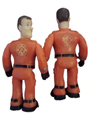 Vorschaubild 2 von Feuerwehrmann Sam Tom Thomas Actionfigur Set 2tlg Orange 8cm