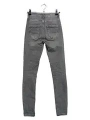 Vorschaubild 2 von Damen Jeans Slim Fit Grau Gr. W24/32/XXS Casual Stretch Hose