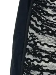 Vorschaubild 5 von Rock Damen Gr. 36 Schwarz Grau Schurwolle Muster