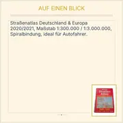 Vorschaubild 2 von Neuer Straßen Atlas Deutschland Europa 2020/2021 Spiralbindung 1:300000