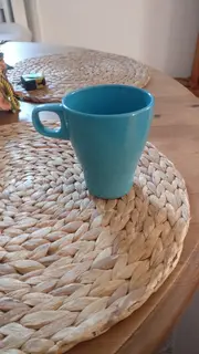 Vorschaubild 2 von Tasse Unterteller Porzellan Türkis Modern 10cm Kaffeetasse Becher