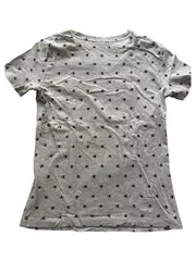 Vorschaubild 4 von Damen T-Shirt Grau 38/M Sportlich Allover-Logo-Print