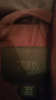 Vorschaubild 2 von Damen Sweatjacke Kapuzenjacke Bomberjacke Lila Reißverschluss Gr. S