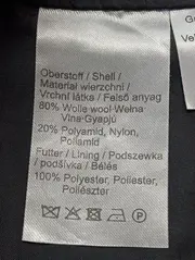 Vorschaubild 4 von Bleistiftrock Damen 38/M Schwarz Wolle Klassisch Business Rock