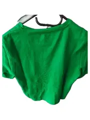 Vorschaubild 2 von Damen Crop T-Shirt Kurzarm Grün Basic Gr. L