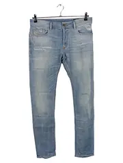 Vorschaubild 1 von Herren Destroyed Jeans Slim-Skinny Blau W32