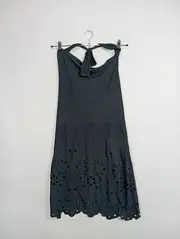 Vorschaubild 2 von Damen Sommerkleid Gr. 38 M Schwarz Cut-Outs Feminin