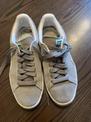 Vorschaubild 2 von Suede Classic Sneaker Damen Gr. 38 Grau Wildleder Schnürschuhe