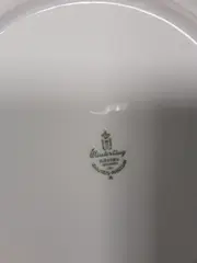 Vorschaubild 3 von Kuchenteller Weiß Porzellan 25 cm Klassisch Florales Muster