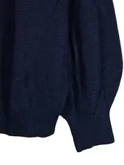 Vorschaubild 4 von Herren Pullover Gr. 42 Blau Casual Oversized Strickpullover
