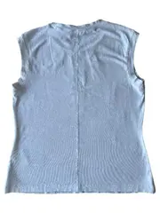 Vorschaubild 4 von Damen Top Shirt Ärmellos Rosenprint Weiß Gr. M