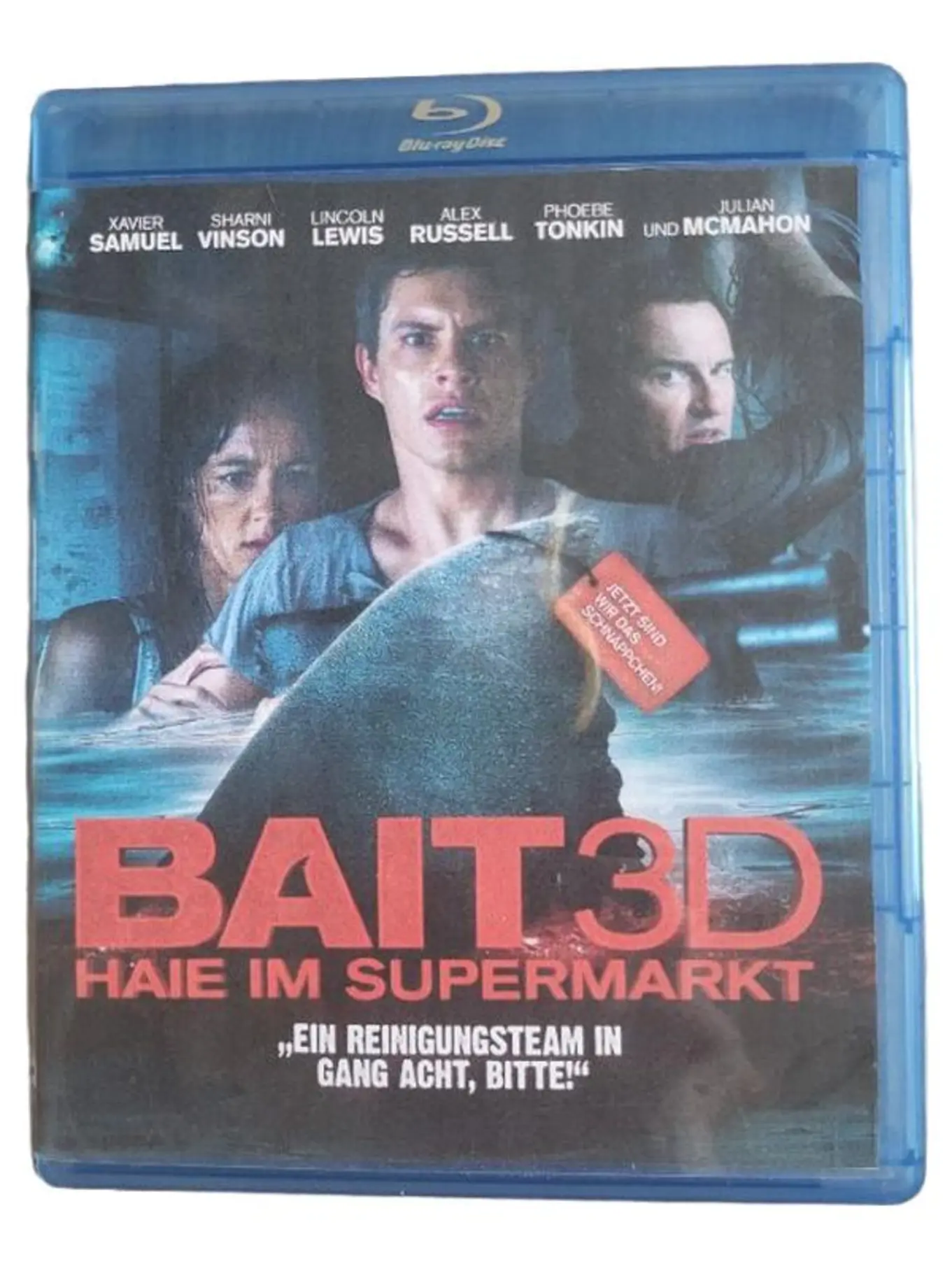 Bait 3D Blu-ray Tier- und Monsterhorror Film mit Xavier Samuel