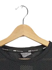 Vorschaubild 4 von Damen Langarmshirt Sport Laufshirt Polyester Mesh Schwarz Gr. 34 XS