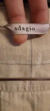 Vorschaubild 7 von Damen Hemdbluse Gr. 48 Beige Kariert Baumwolle Langarm