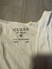 Vorschaubild 5 von Damen Tank Top Love Story Print Strass Weiß Gr. S