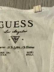 Vorschaubild 6 von Damen Tank Top Love Story Print Strass Weiß Gr. S