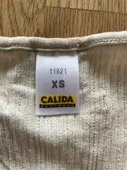 Vorschaubild 4 von Damen Top Trägertop Rippstrick Knopfleiste Beige Gr. XS