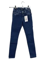 Vorschaubild 1 von Jeans Mädchen Slim Fit Gr. 128 Blau Stretch Denim