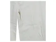 Vorschaubild 3 von Damen Wide Leg Jeans Beige Gr. 34 W24 High Waist Fransen