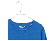 Vorschaubild 3 von Essentials Damen T-Shirt Gr. 40/42 Blau Punkte Kurzarm
