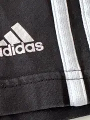 Vorschaubild 5 von Sport Shorts Kinder Gr. 152 Schwarz 3-Streifen Baumwolle