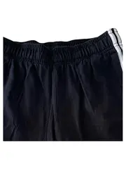Vorschaubild 4 von Sport Shorts Kinder Gr. 152 Schwarz 3-Streifen Baumwolle
