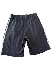 Vorschaubild 2 von Sport Shorts Kinder Gr. 152 Schwarz 3-Streifen Baumwolle
