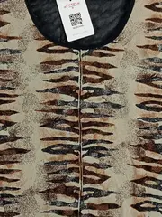 Vorschaubild 2 von TAIFUN Damen T-Shirt Tigerprint Netzärmel Gr. 40/L Beige Schwarz